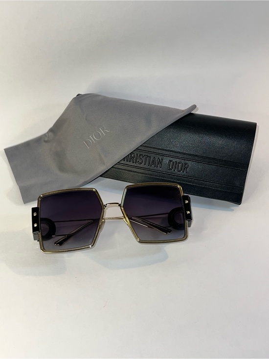 Dior Accessories - Dior Women's Gold Frame Purple Gradient Square Sunglasses
